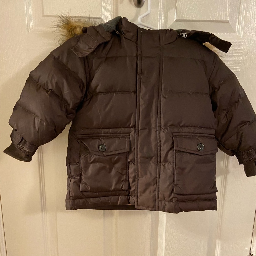 Boys Brown Jacket- Baby Gap
